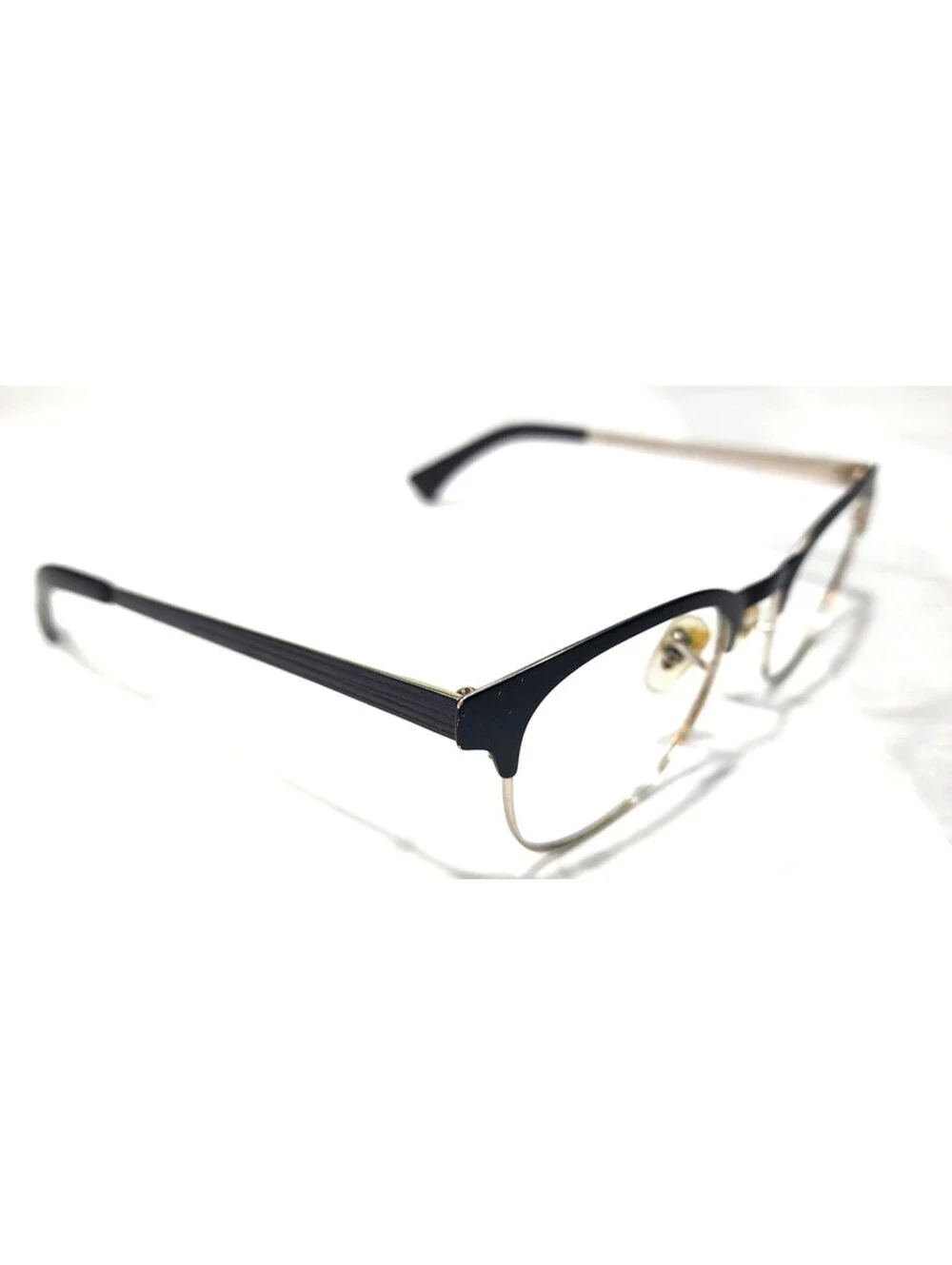 Ray Ban RB6317 2832 Black Silver Metal Round Eyeglasses 49-20 140